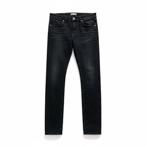 Fathers Daughter Hanna Mid Rise Faded Black Skinny Jeans